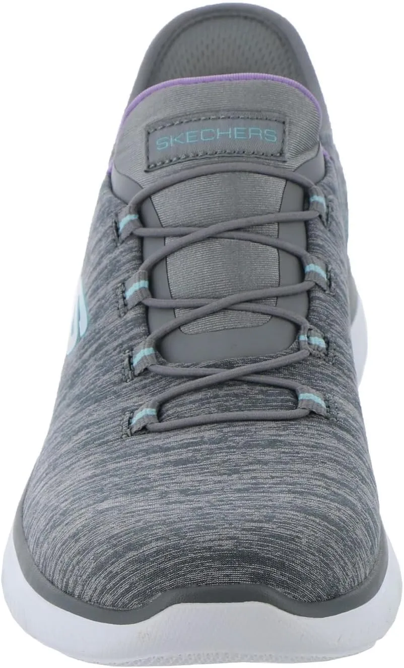 Skechers BOBS Women's Hands Free Slip Ins Summits Dazzling Haze Sneaker