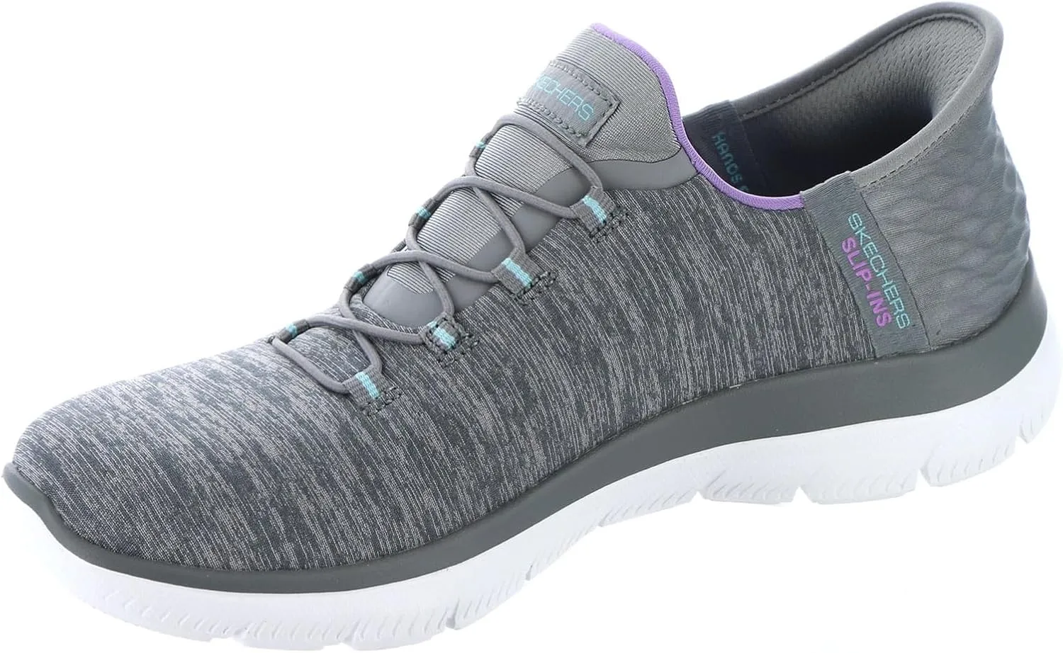 Skechers BOBS Women's Hands Free Slip Ins Summits Dazzling Haze Sneaker