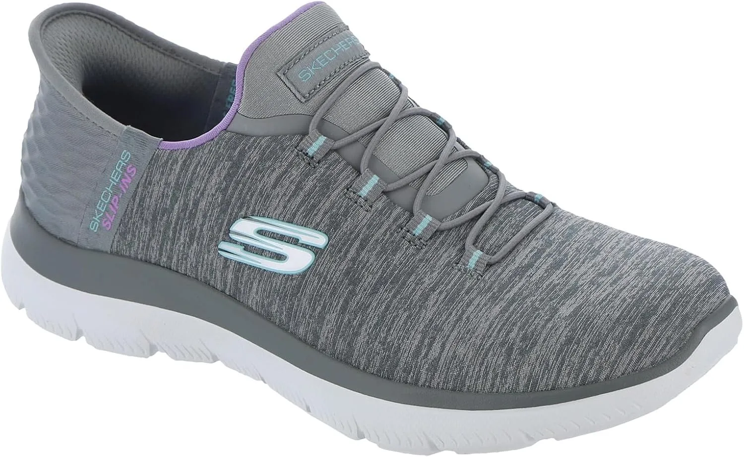 Skechers BOBS Women's Hands Free Slip Ins Summits Dazzling Haze Sneaker
