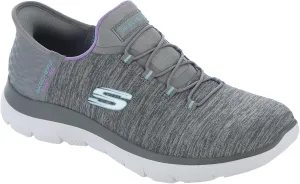 Skechers BOBS Women's Hands Free Slip Ins Summits Dazzling Haze Sneaker