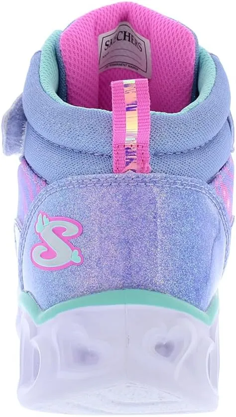 Skechers Girl's Infinite Heart Lights-Eternal Shimmer Sneaker