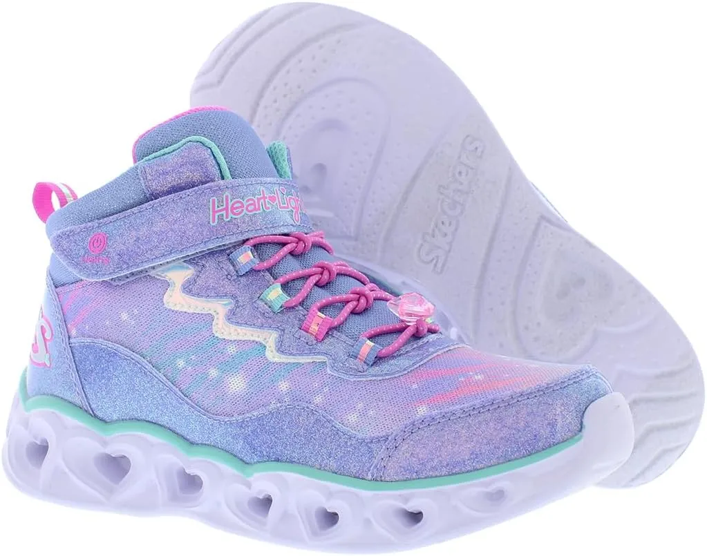 Skechers Girl's Infinite Heart Lights-Eternal Shimmer Sneaker
