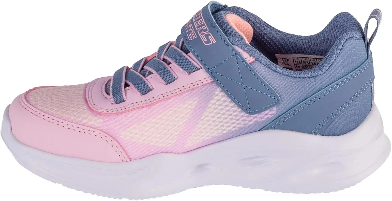 Skechers Girl's Sola Glow-Ombre Deluxe Sneaker