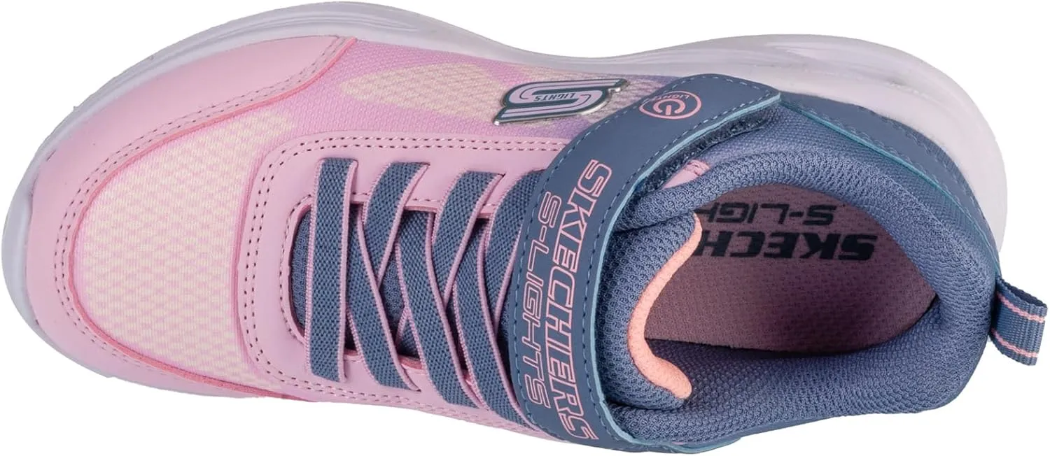 Skechers Girl's Sola Glow-Ombre Deluxe Sneaker