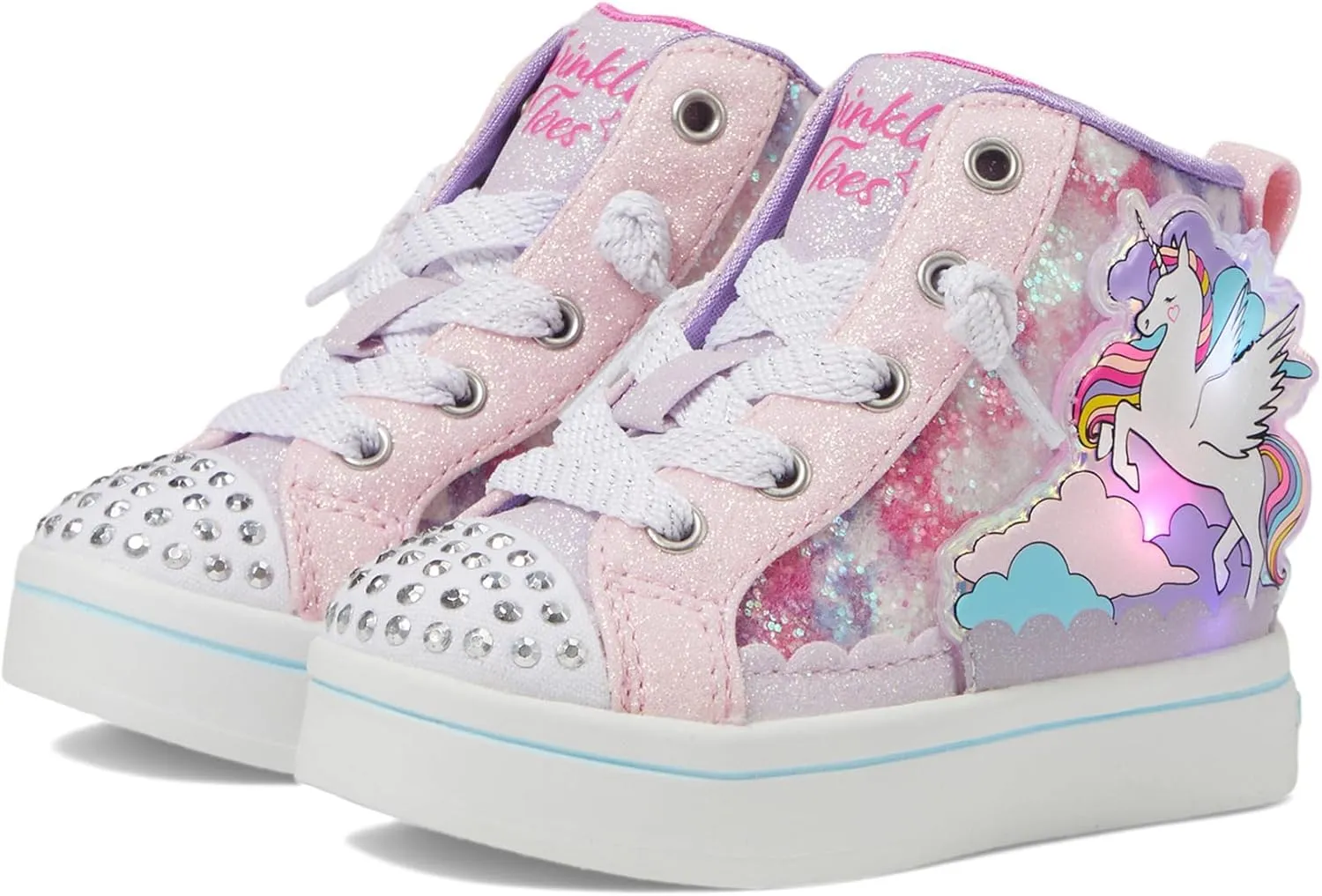 Skechers Girls' Twi lites 2.0 enchanted Unicorn