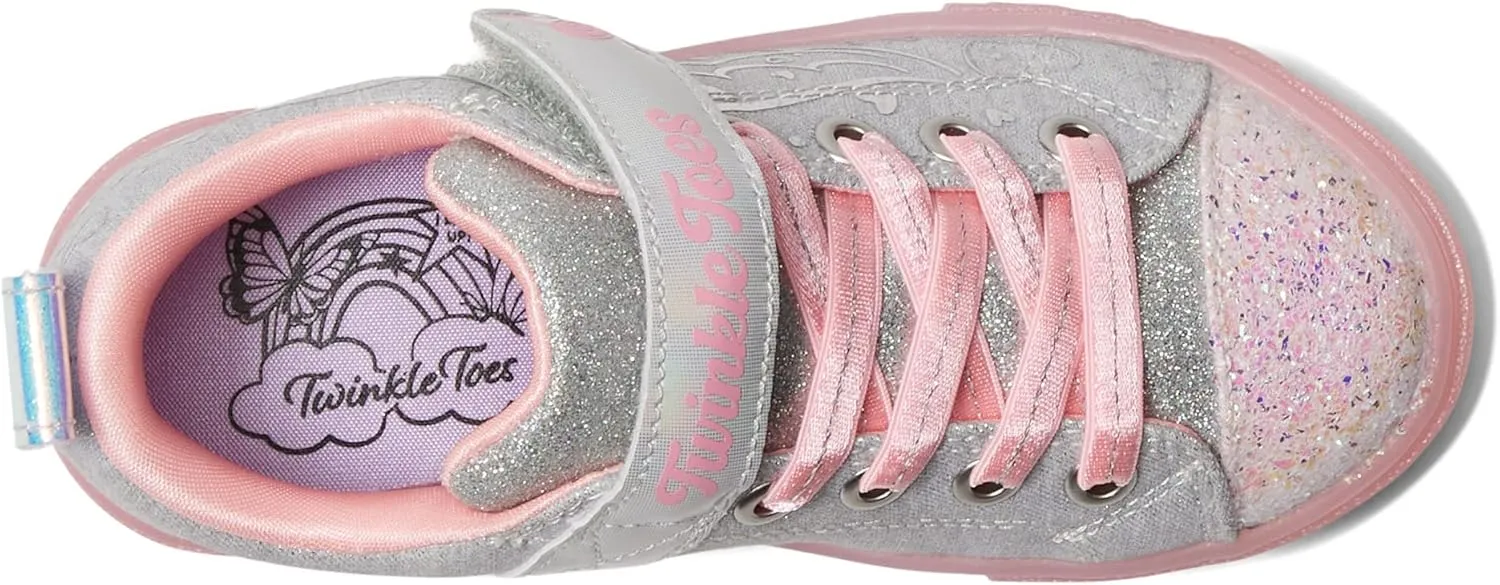 Skechers Girl's Twinkle Sparks Ice-Heather Sneaker
