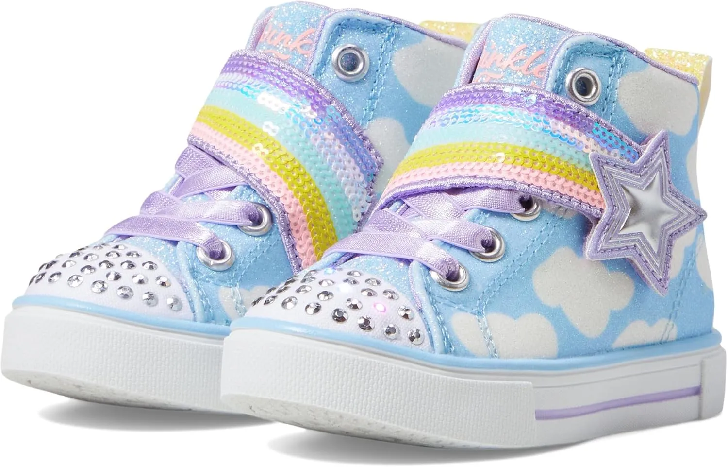 Skechers Girl's Twinkle Sparks-Shooting Star Brights Sneaker