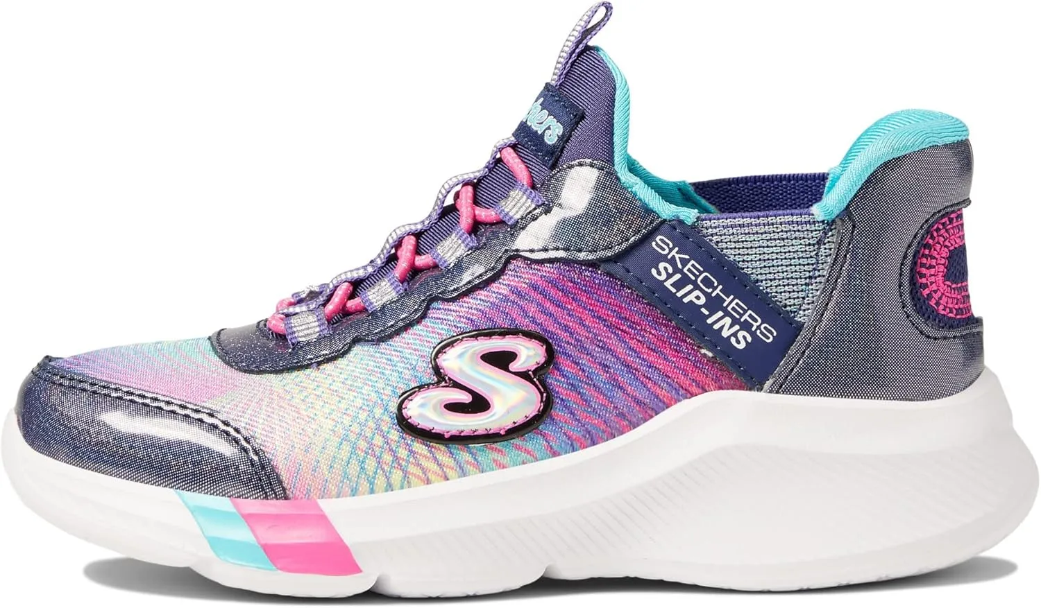 Skechers Unisex-Child Dreamy Lites-Colorful Prism Sneaker
