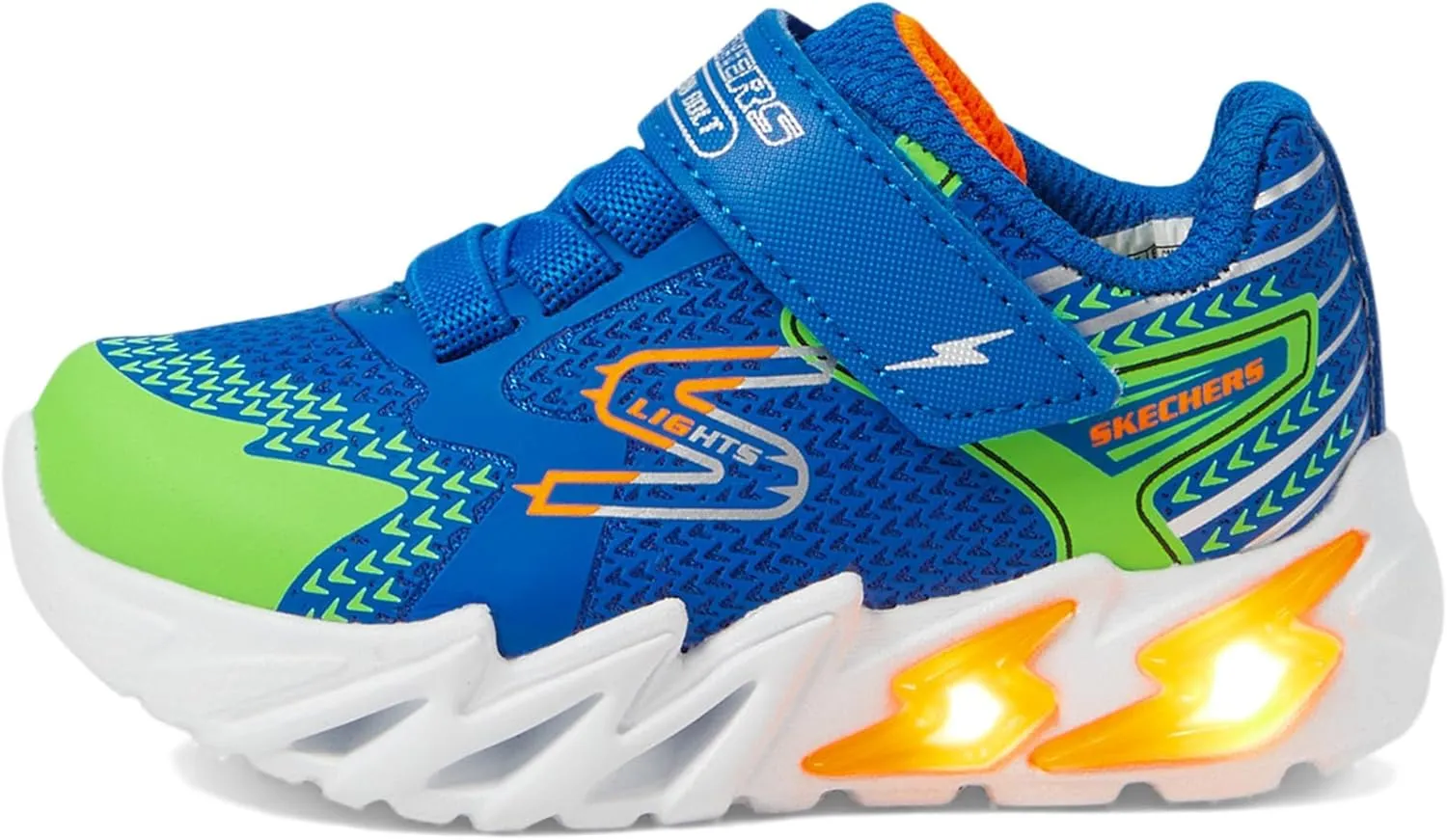 Skechers Unisex-Child Flex-Glow Bolt Sneaker