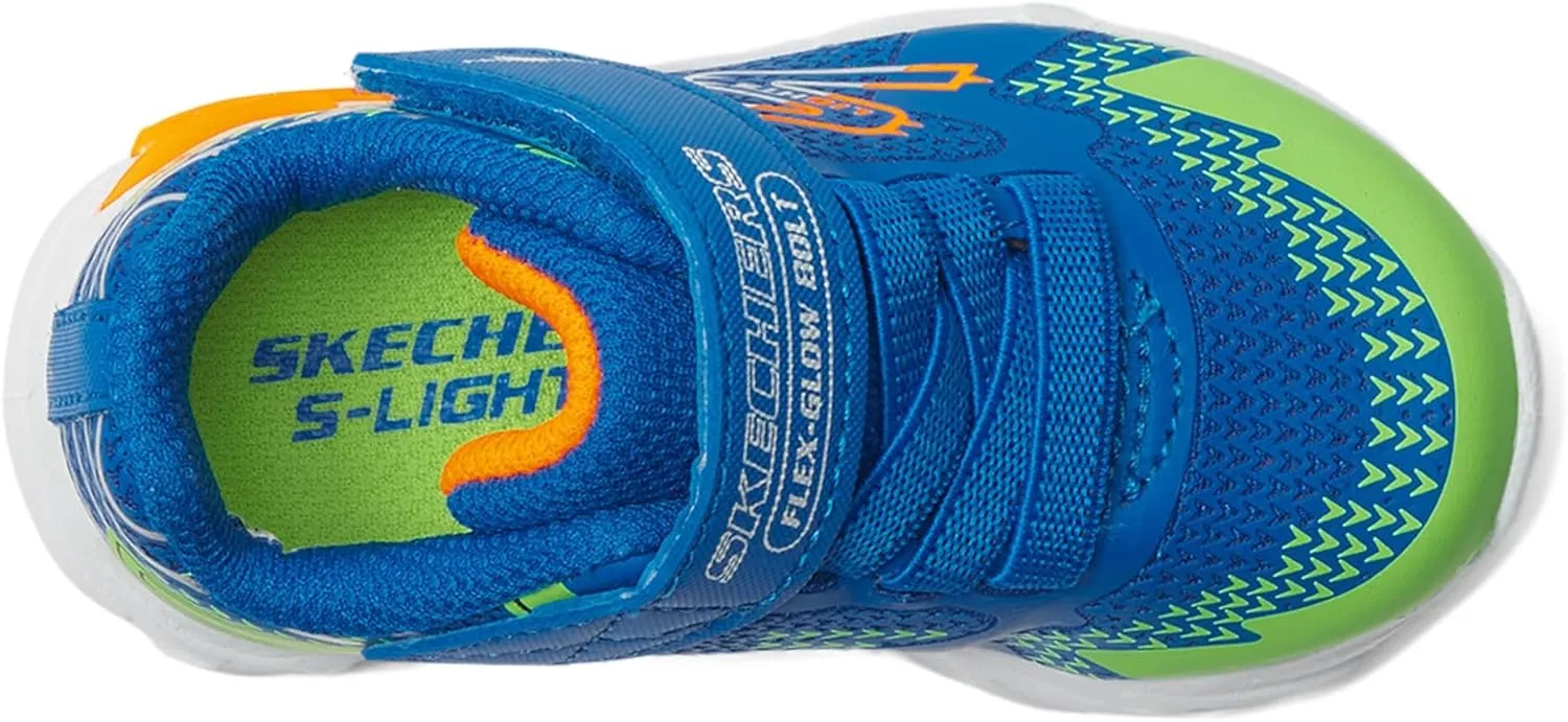 Skechers Unisex-Child Flex-Glow Bolt Sneaker