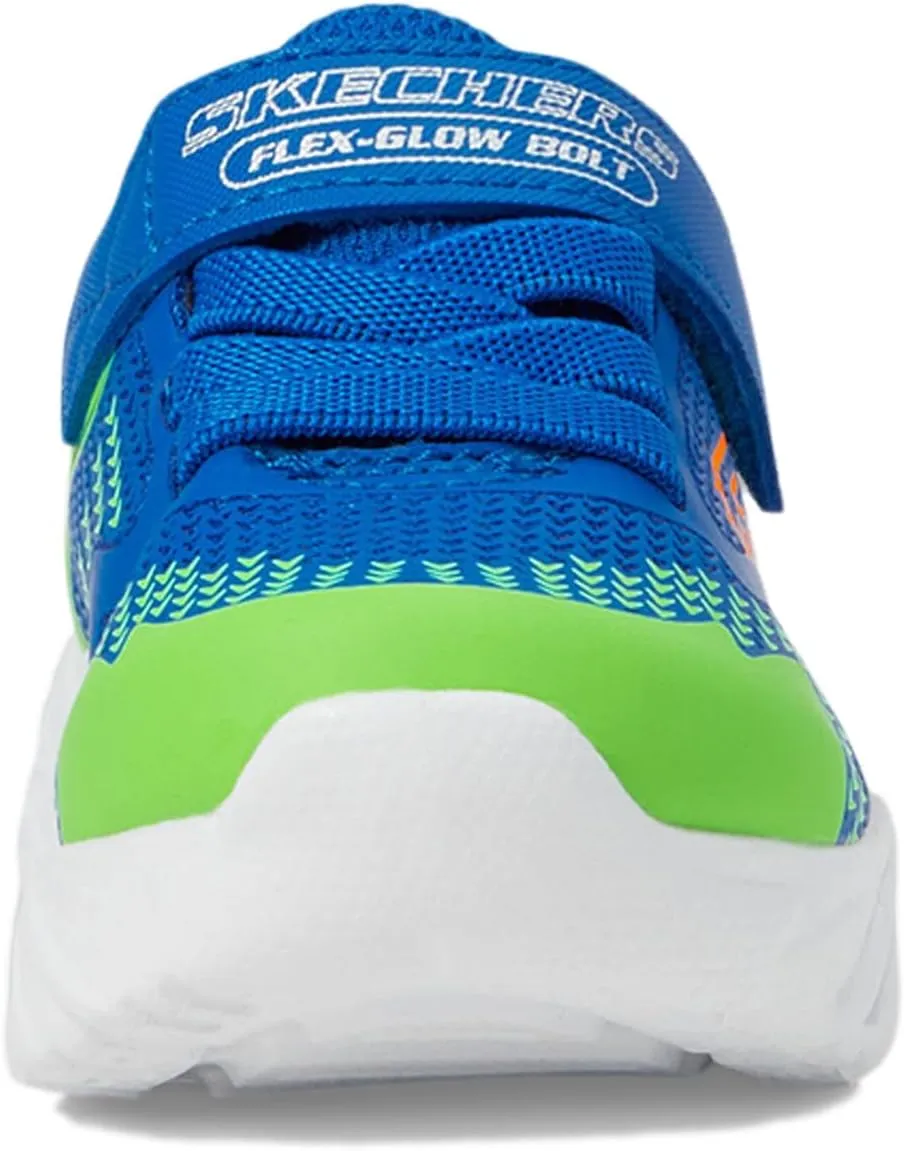 Skechers Unisex-Child Flex-Glow Bolt Sneaker
