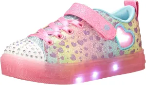 Skechers Unisex-Child Lighted Twinkle Toes Sneaker