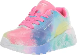 Skechers Unisex-Child Uno Lite-Splatter Shines Sneaker