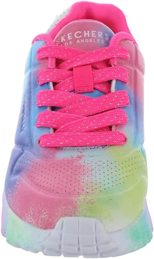 Skechers Unisex-Child Uno Lite-Splatter Shines Sneaker