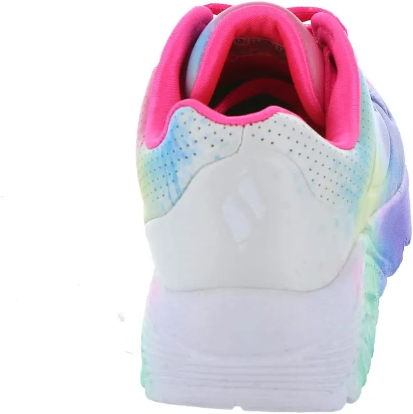Skechers Unisex-Child Uno Lite-Splatter Shines Sneaker
