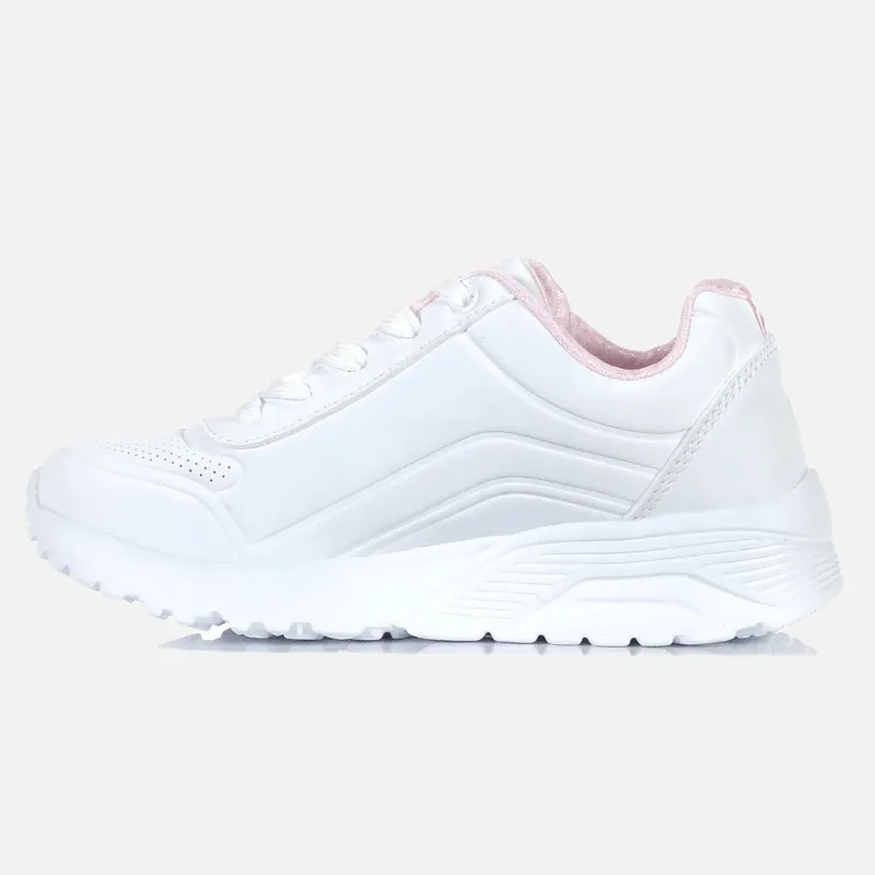 Skechers Uno Lite Easy Zip - White