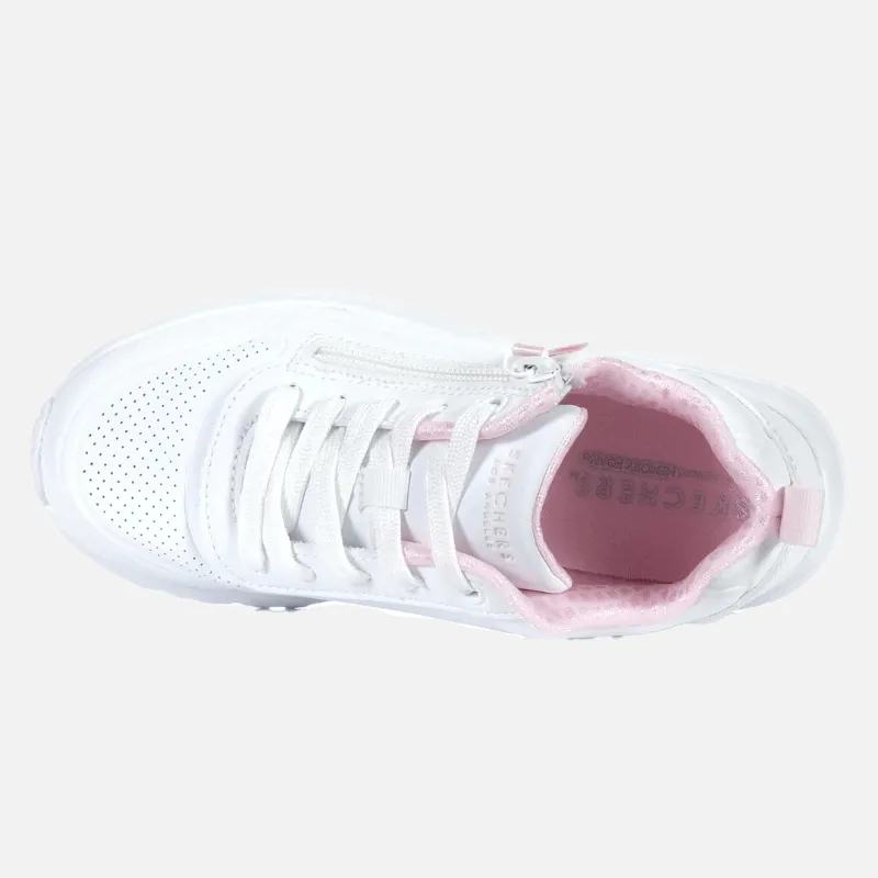 Skechers Uno Lite Easy Zip - White
