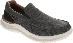 Skechers USA Men's Men's Hasting-Marco Sneaker, Grey/Black, 8