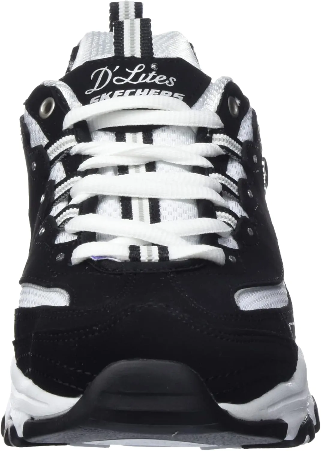 Skechers Women's D'Lites Fresh Start Memory Foam Lace-up Sneaker Fashion