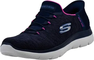 Skechers Women's Hands Free Slip Ins Summits Dazzling Haze Sneaker