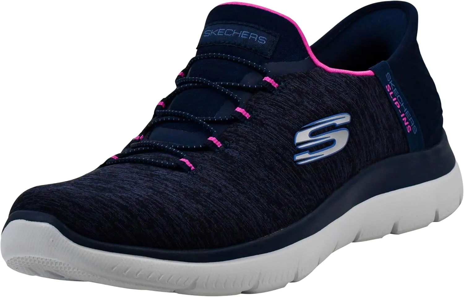 Skechers Women's Hands Free Slip Ins Summits Dazzling Haze Sneaker