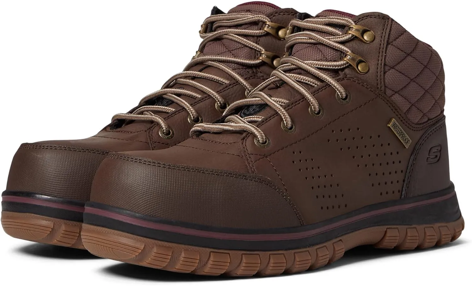 Skechers Women's Padded Collar Safety Boot Industrial Shoe
