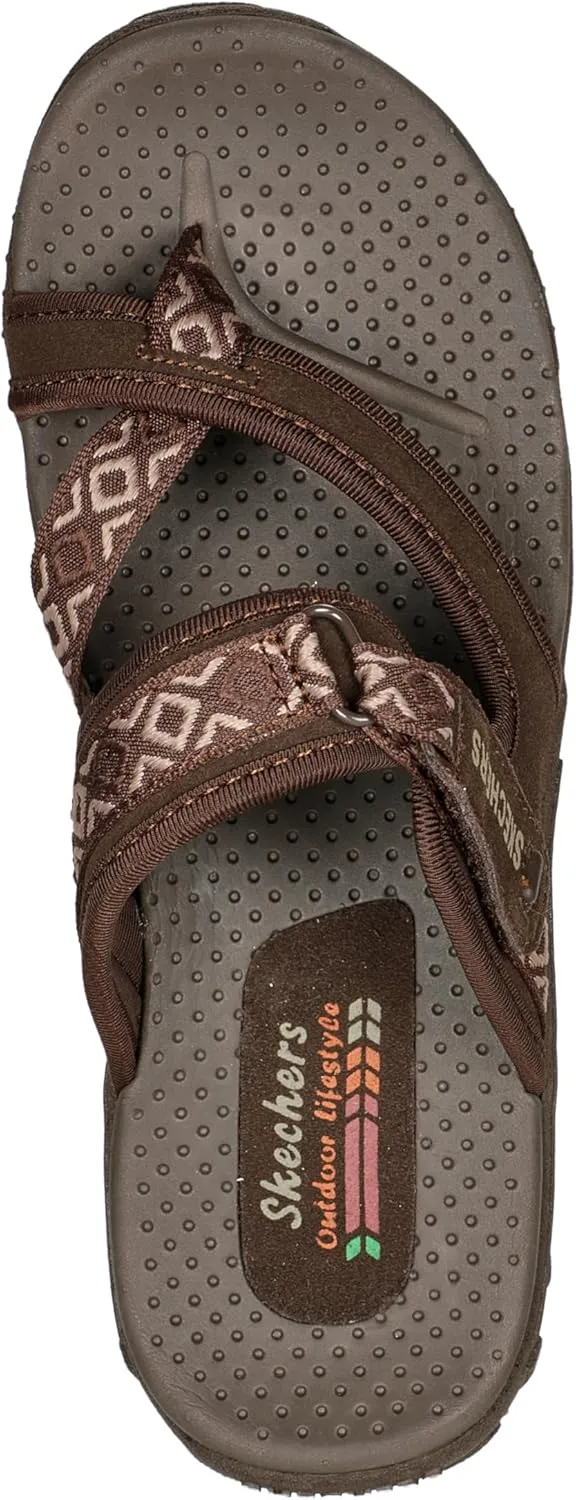 Skechers Women's Reggae-Trailway Flip-Flop Sandals