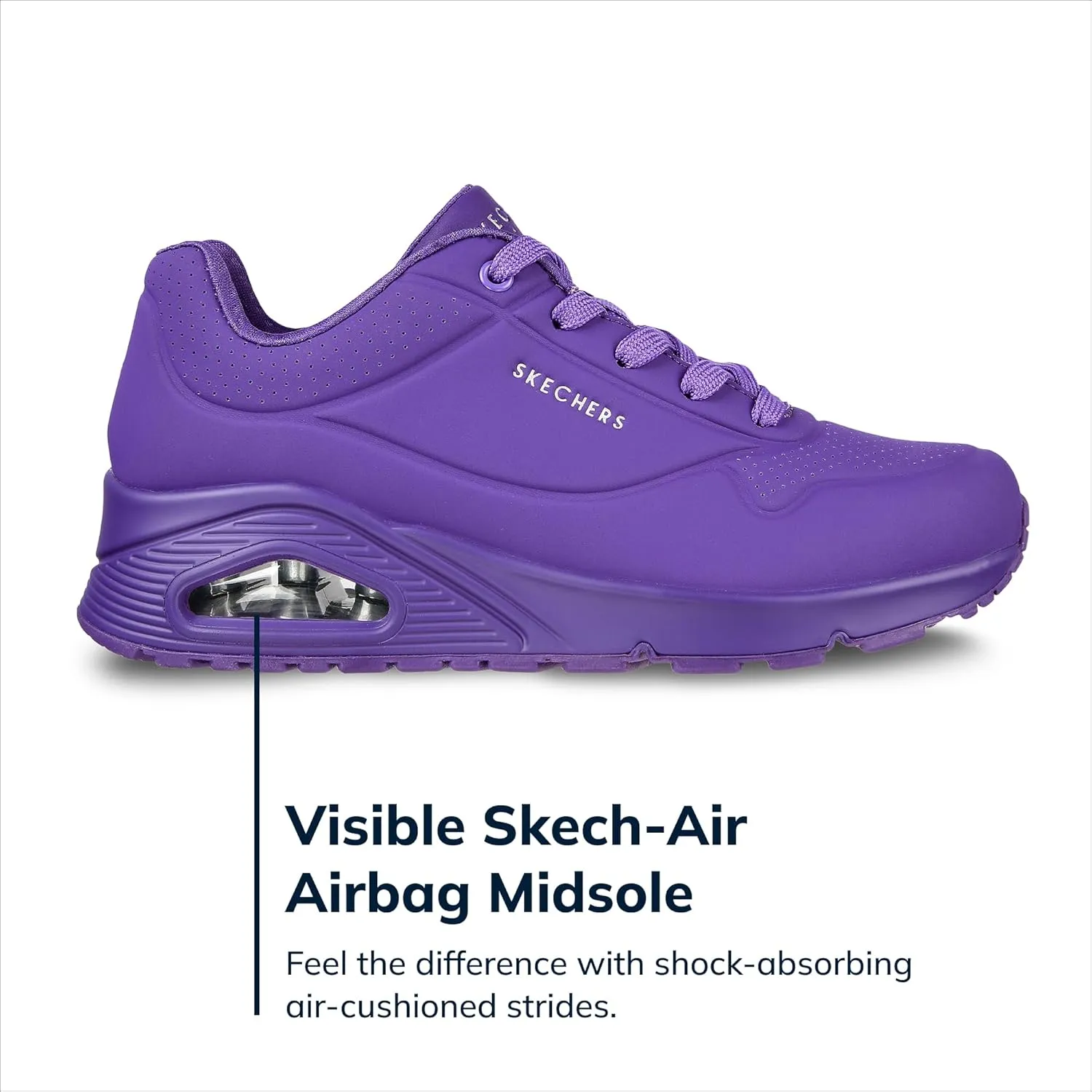 Skechers Women's Street, Uno - Neon Nights Sneaker