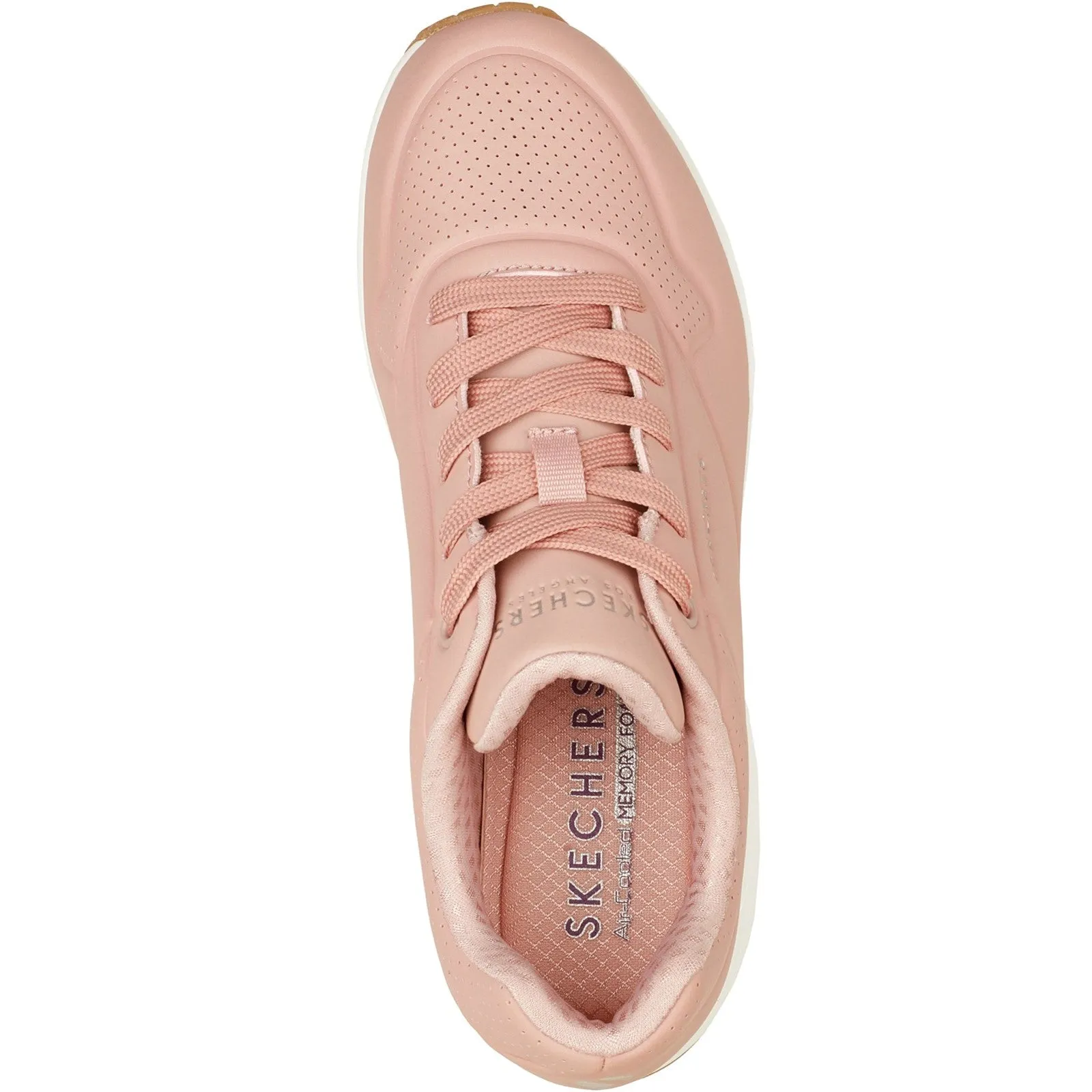 Skechers Womens Uno Stand On Air 73690-BLSH Blush Lace Up Shoe