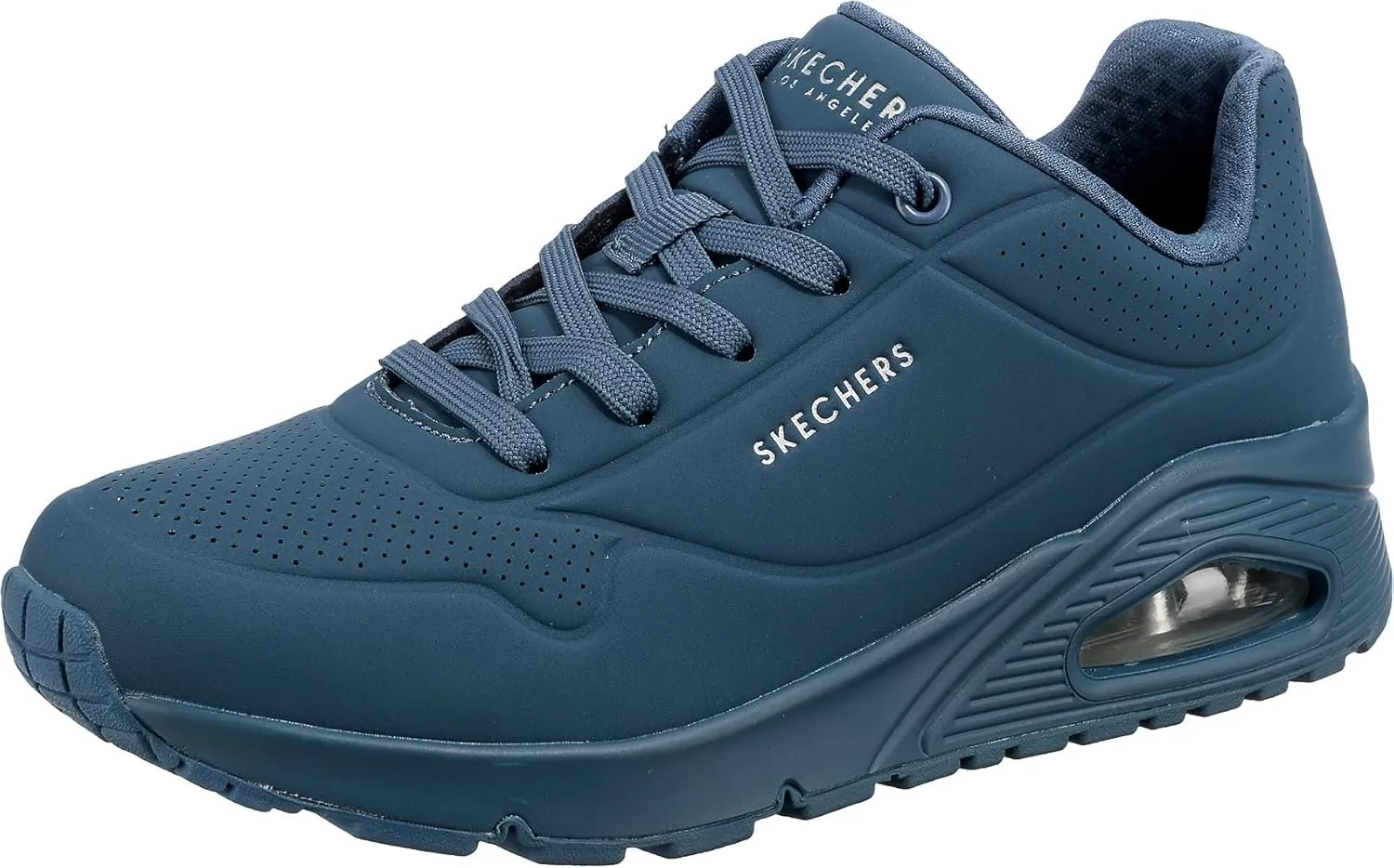 Skechers Women's Uno-Stand on Air Sneaker, Blu, 11