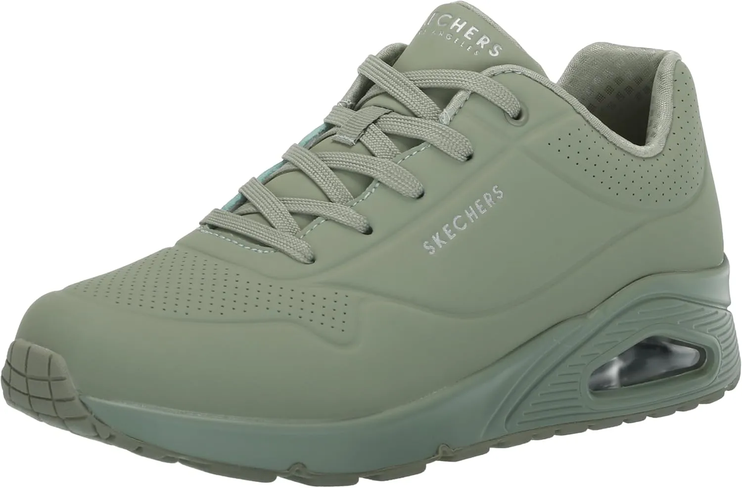 Skechers Women's Uno-Stand on Air Sneaker, Sage, 10