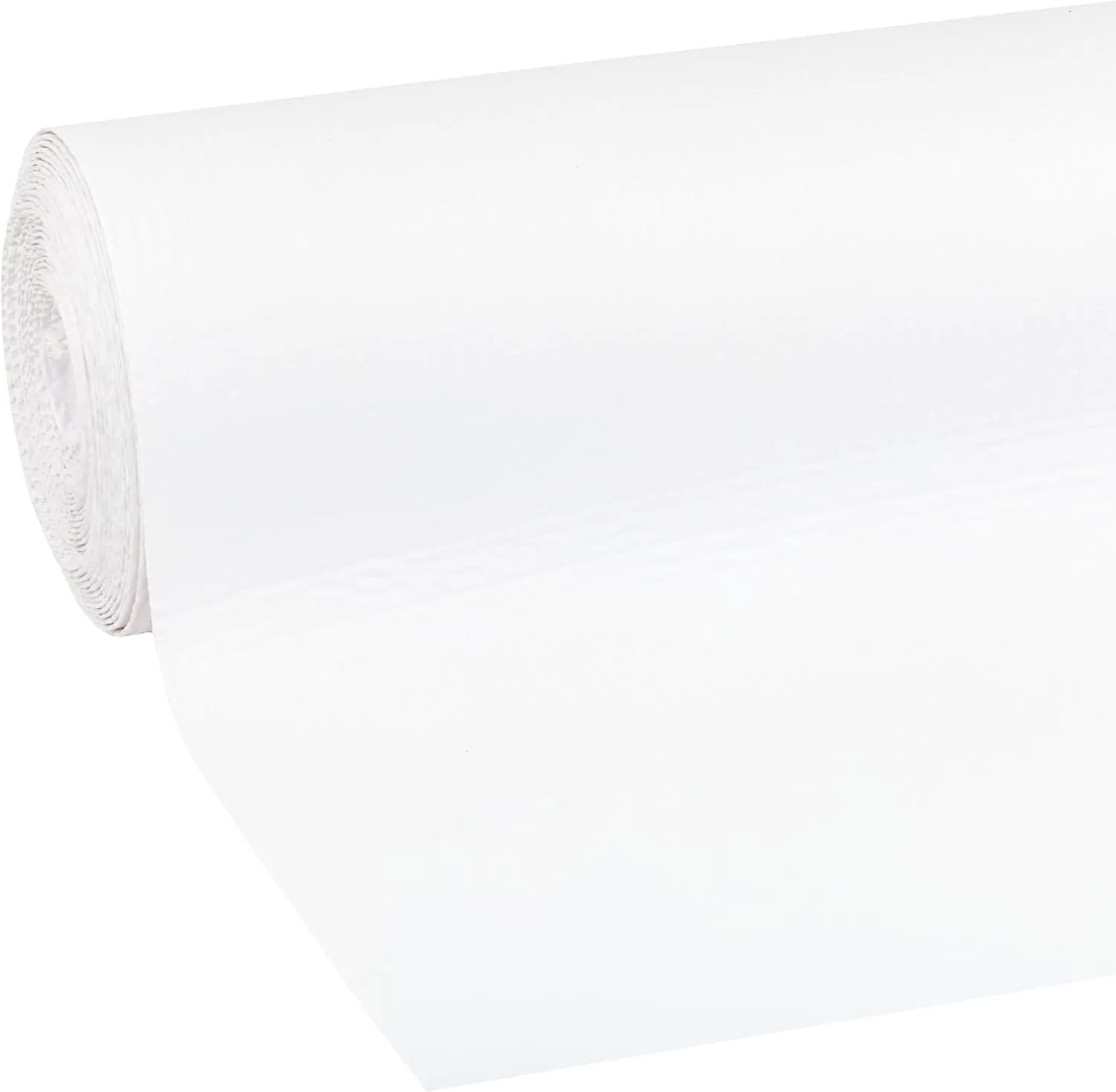Smooth Top EasyLiner for Cabinets & Drawers - Easy to Install & Cut to Fit - Shelf Paper & Drawer Liner Non Adhesive - Non Slip Shelf Liner for Kitchen & Pantry - 12in. x 24ft. - White