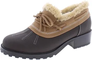 SoftWalk Women's Boot Ballet Flat, Dark Brown Chestnut, 8 Narrow