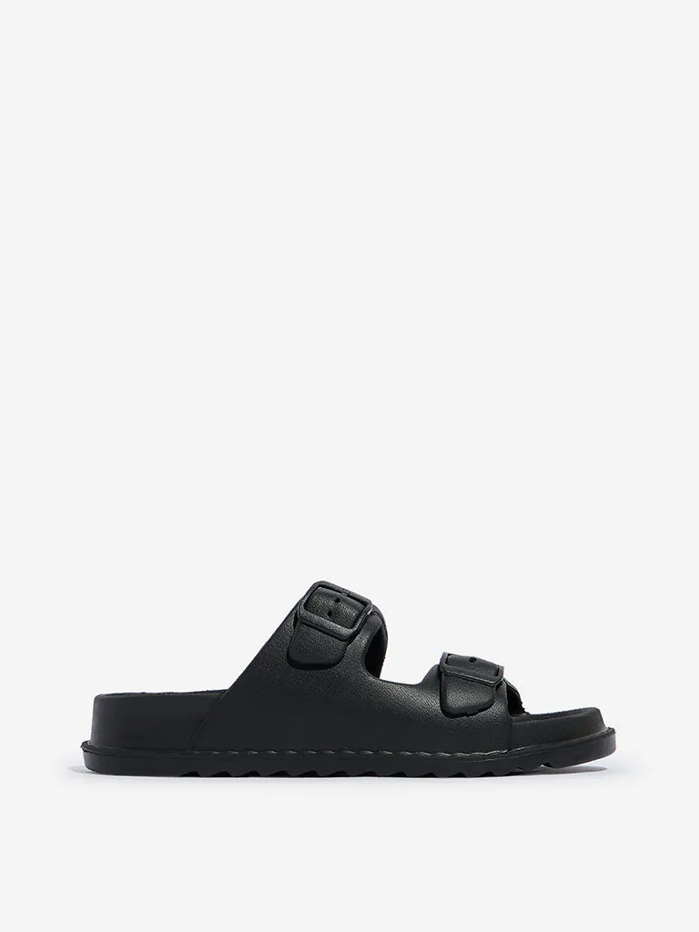 SOLEPLAY Black Double Band Flip-Flop