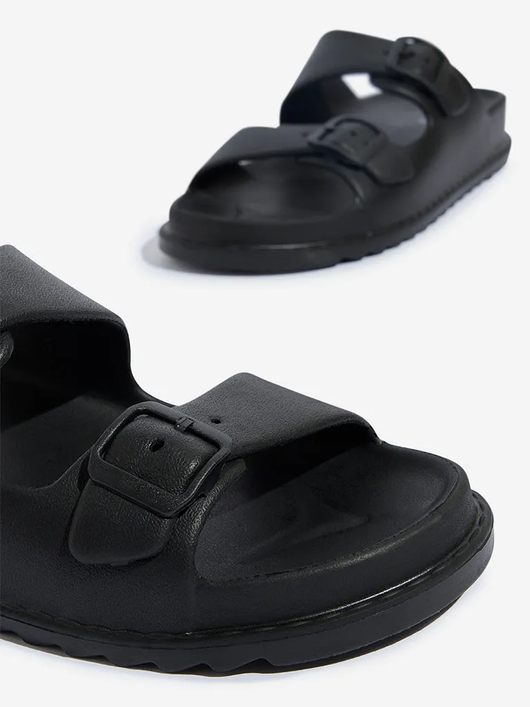 SOLEPLAY Black Double Band Flip-Flop