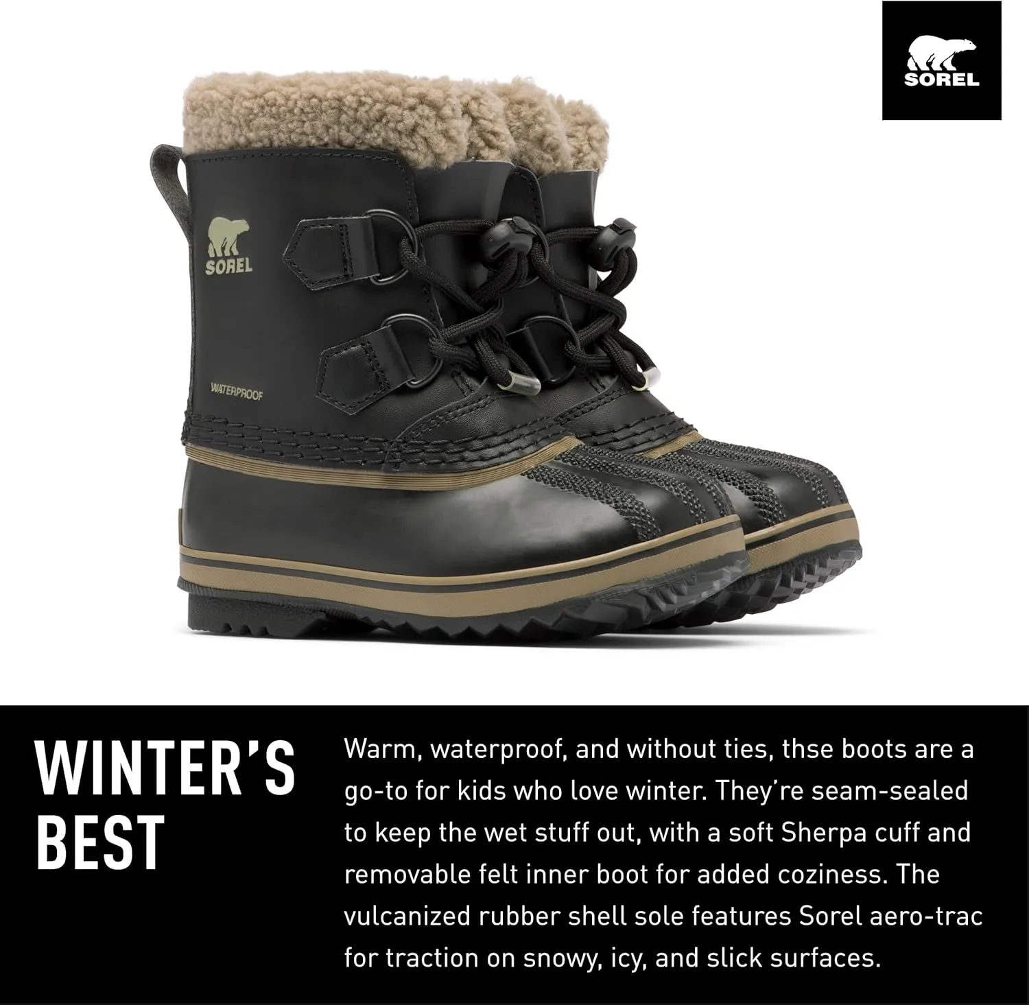 SOREL Children's Yoot Pac TP Waterproof Boot