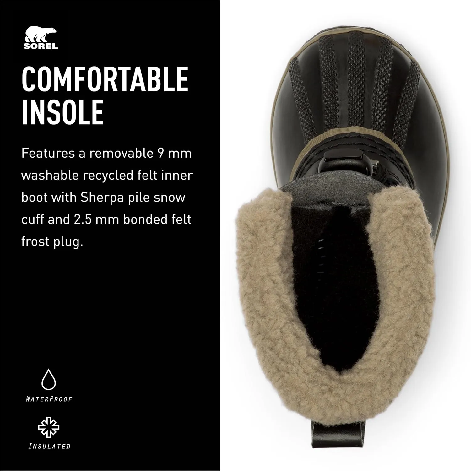 SOREL Children's Yoot Pac TP Waterproof Boot