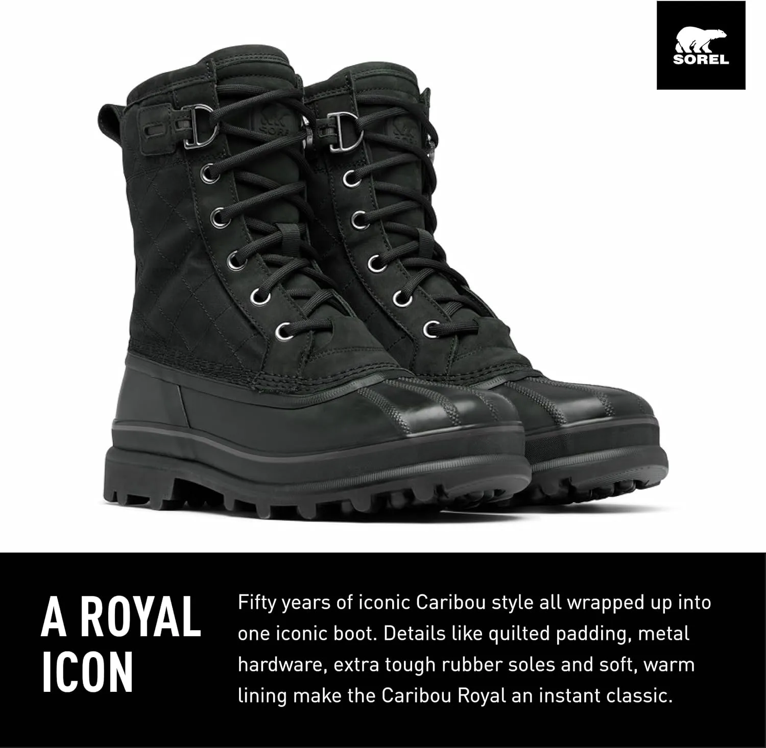SOREL Men's Caribou Royal Waterproof Boot