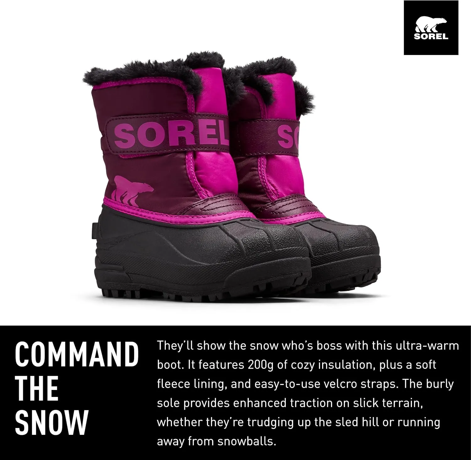SOREL Toddler's Snow Commander Boot