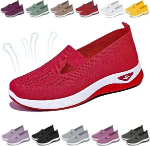 Stanceflex Shoes for Women, Orthopedic Shoes for Women, Wide Width Breathable All-Day Comfort Slip on Sneakers with Support