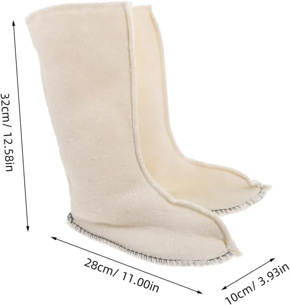 Stay Cozy Warmest Boot Liners Liners for Rain Boots Thermal Socks for Cold Weather Size 44