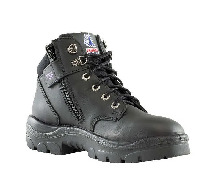 Steel Blue Ladies Parkes Zip/Lace Safety Boot - 512758