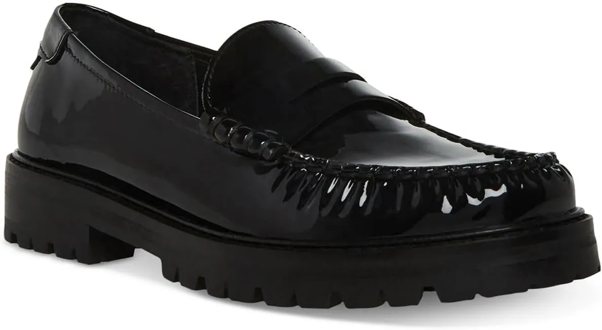 Steve Madden Madelyn Loafers for Women - Synthetic Lining and Footbed, Easy Slip-on Style, and Low Block Heel