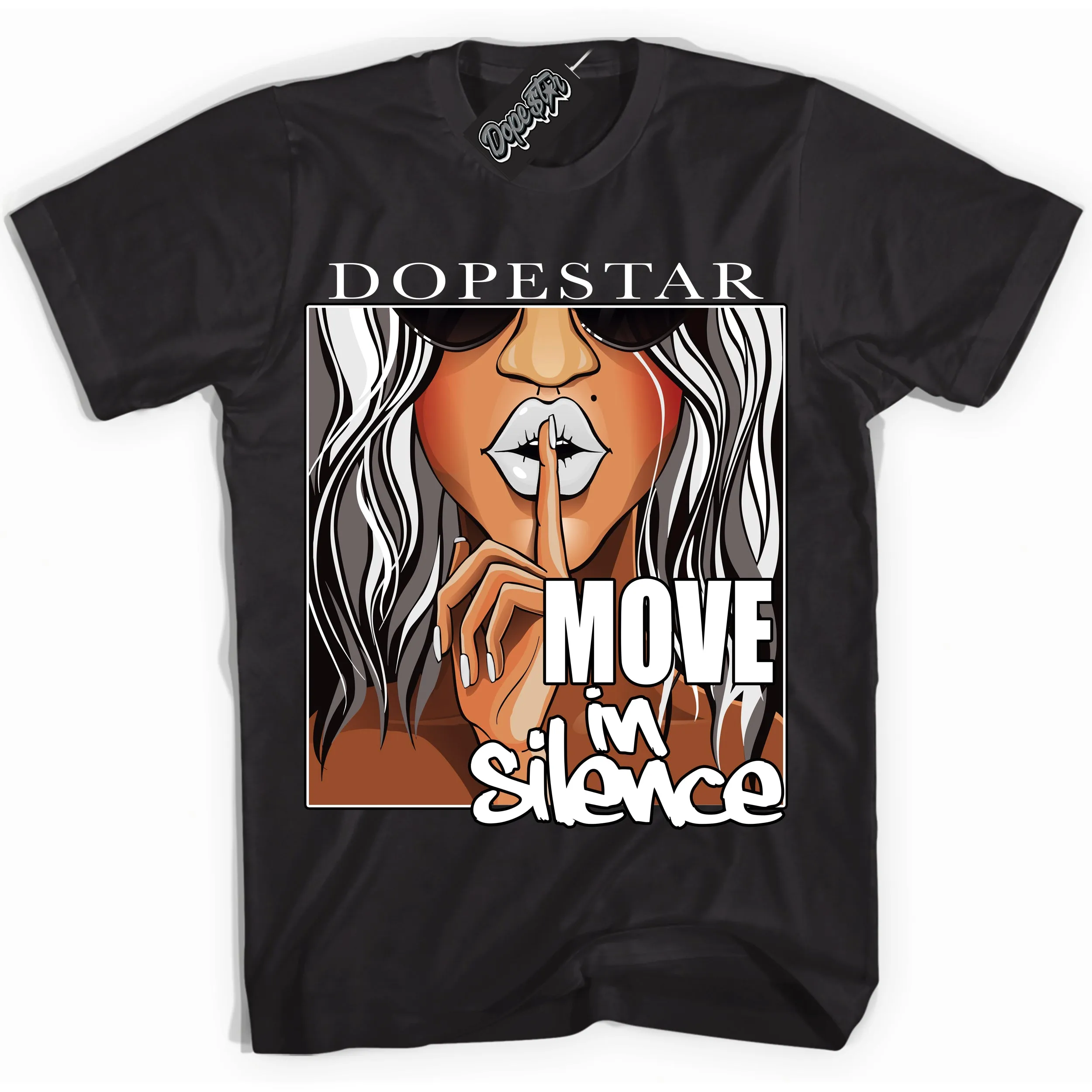 Suede Panda Dunk Sneaker Shirt Move In Silence Graphic
