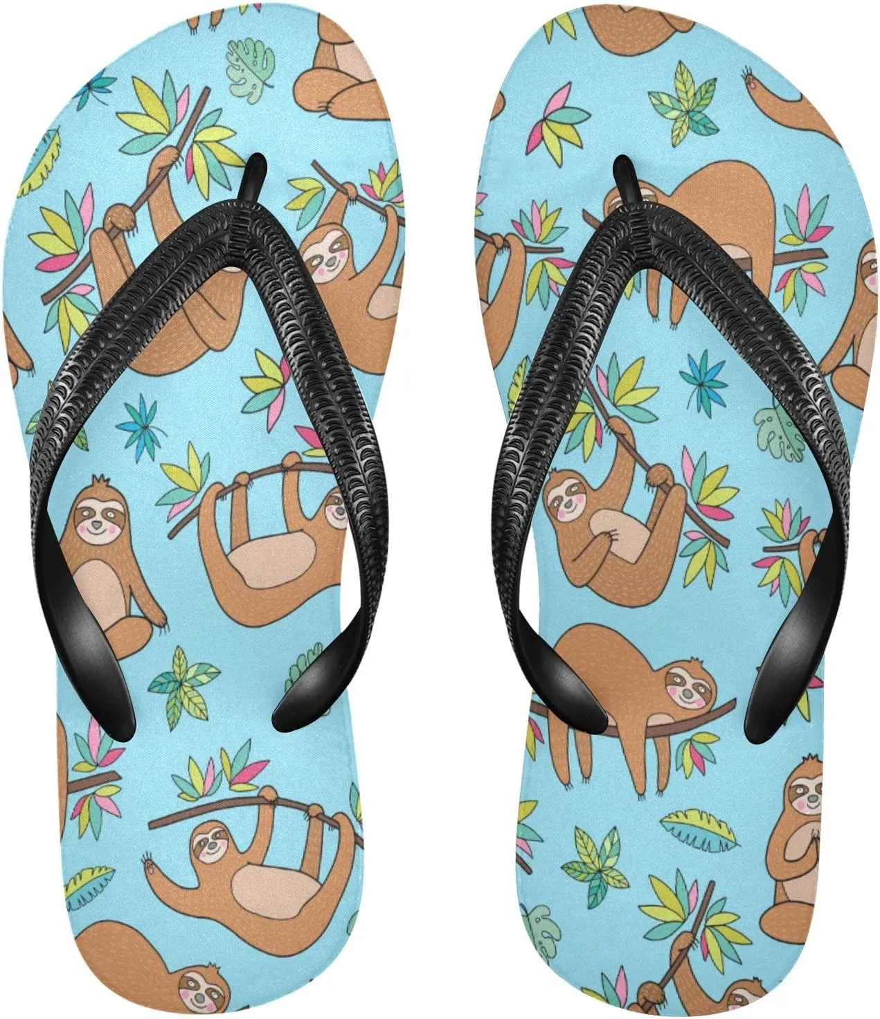 Summer Beach Starfish and Seashell Flip Flop Sandal Men's and Women's Summer Sandal | Beach & Water Shoes