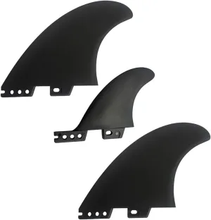 Surfboard Fins MR Twin Fins   Trailer Core Surfboard Fibreglass Compatible FCS & FCS II Double Tab Surf Boards Shortboard Surfing Accessories (Color : FCS 2)