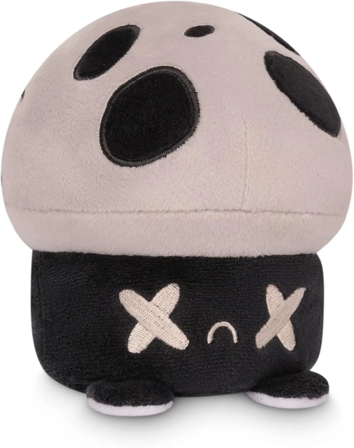 TeeTurtle The Original Reversible Mushroom Plushie Happy   Dead Rainbow   Gray Show Your Mood Without Saying a Word