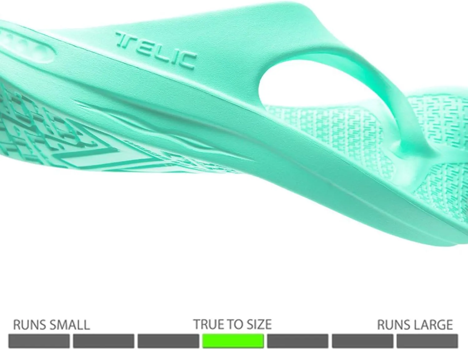 TELIC Unisex Energy Made in USA Pillow-Soft, Supportive, Lightweight, Waterproof Arch Support Flip Flops for Beach & Pool