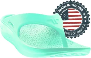 TELIC Unisex Energy Made in USA Pillow-Soft, Supportive, Lightweight, Waterproof Arch Support Flip Flops for Beach & Pool