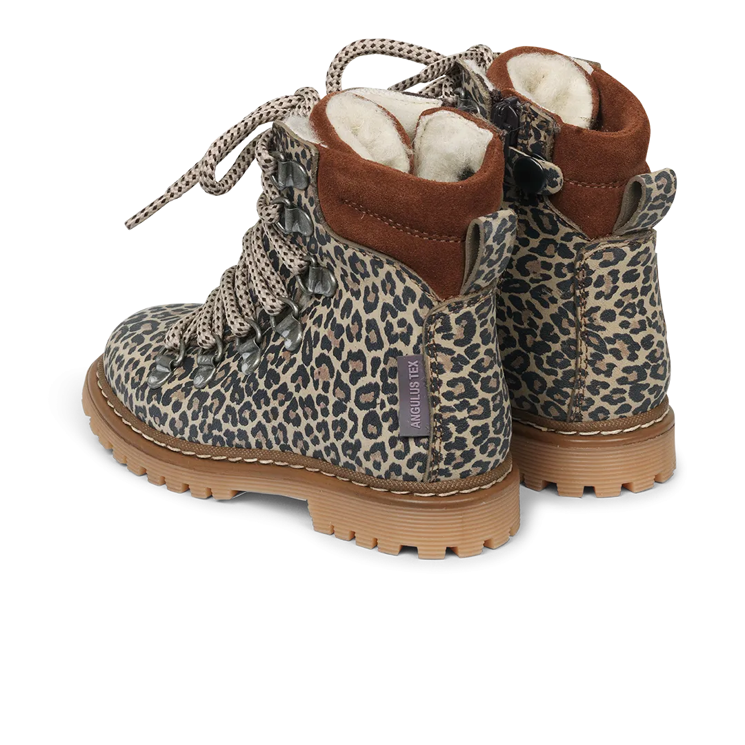 TEX-boot with zipper and laces